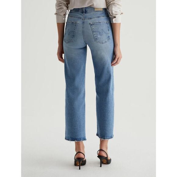 NWT AG Saige Wide Leg Crop High Rise Fit Womens Size 32 - Picture 3 of 16